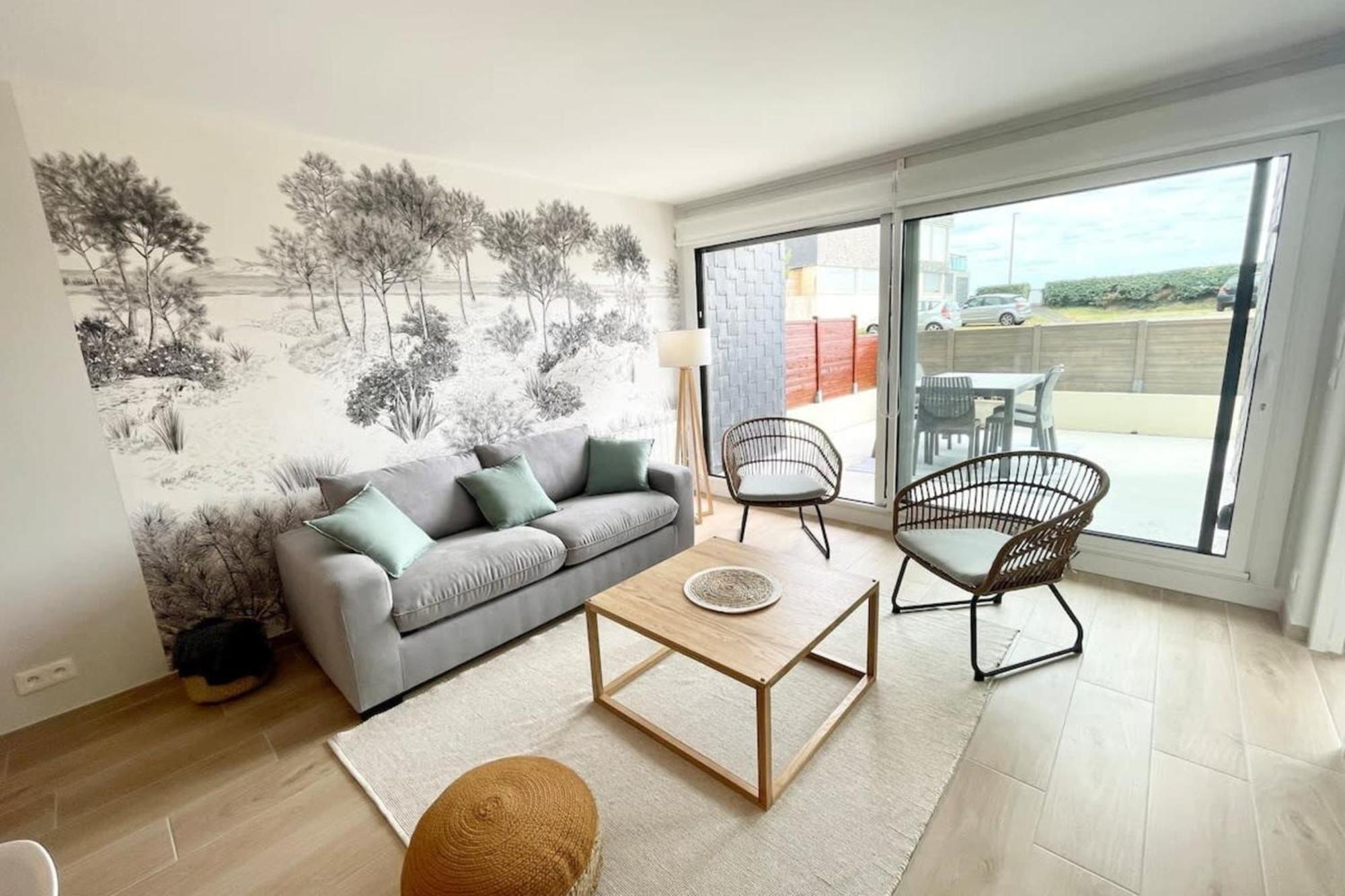 T3 Neuf Archi Cocooning Terrasse Face A La Mer Ploemeur Εξωτερικό φωτογραφία