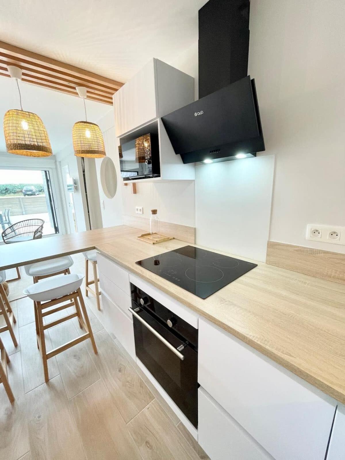 T3 Neuf Archi Cocooning Terrasse Face A La Mer Ploemeur Εξωτερικό φωτογραφία
